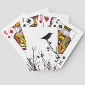Vogelgedecormeerde speelkaarten (Achterkant)