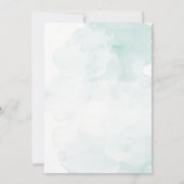 Vogelgezang en de beste wensen Uitnodiging  (Achterkant)