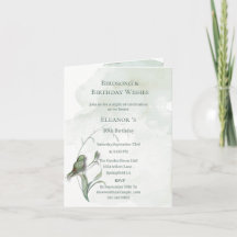 Vogelgezang en goede wensen opgevouwen 