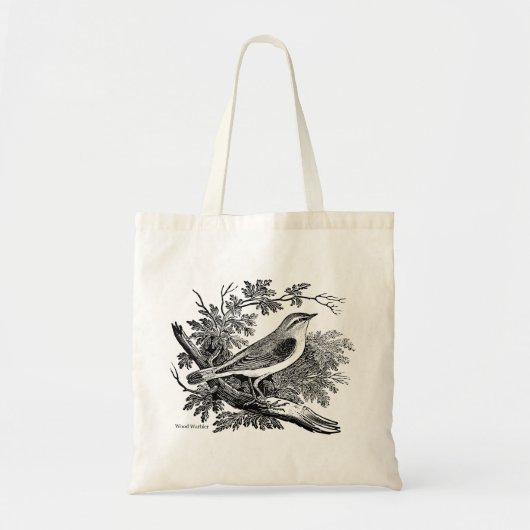Vogelgravures - een houtwarder tote bag (Voorkant)