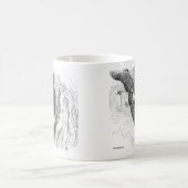 Vogelgravures - een Nuthatch & Treecreeper Koffiemok (Center)