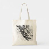 Vogelgravures - een Treecreeper Tote Bag (Achterkant)