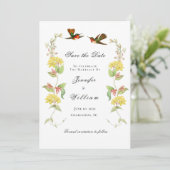 vogelgriep Bewaar de datum Aankondiging (Staand voorkant)