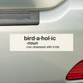 vogelgriep bumpersticker (Op auto)