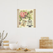  vogelgriep Franse gipsplaat Poster (Keuken)