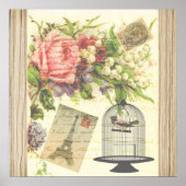  vogelgriep Franse gipsplaat Poster (Voorkant)