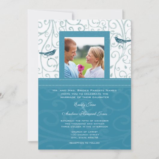 vogelgriep Zee Mist Swirls Weddenschap Kaart (Voorkant)