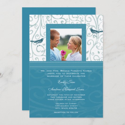  vogelgriep Zee Mist Swirls Weddenschap Kaart (Voorkant / Achterkant)