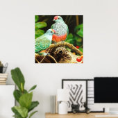 Vogelgroen Poster (Thuiskantoor)
