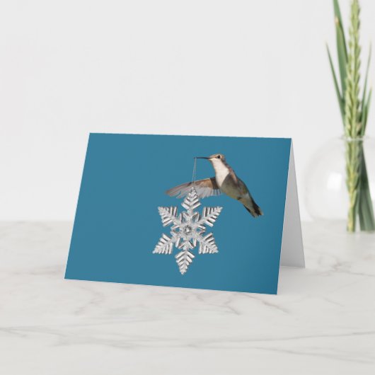 Vogelgroeten Feestdagen Kaart (Voorkant)