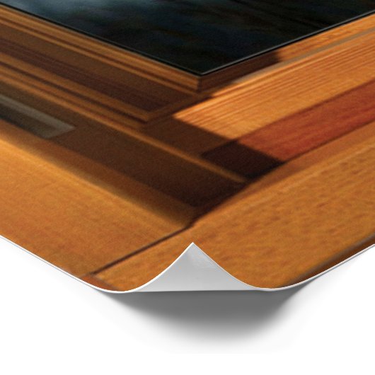 Vogelhoezen met wielraam — Vogelkuil Poster (Hoek)