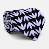 Vogelhoezen - Powder Blue en Black Stropdas (Opgerold)