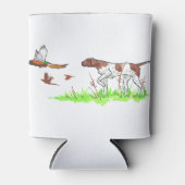 Vogelhond en fazanten blikjeskoeler (Voorkant)