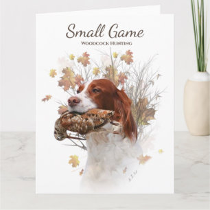 Vogelhond, houtsnip jagen kaart