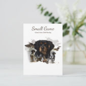 Vogelhond, Upland Game Vogeljacht Briefkaart (Staand voorkant)