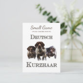 Vogelhond, Upland Game Vogeljacht Briefkaart (Staand voorkant)