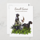 Vogelhond, Upland Game Vogeljacht Briefkaart (Voorkant / Achterkant)