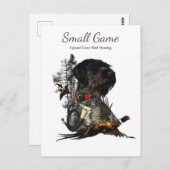 Vogelhond, Upland Game Vogeljacht Briefkaart (Voorkant / Achterkant)