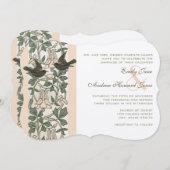  vogelhoningAankondiging van het huwelijk Kaart (Voorkant / Achterkant)