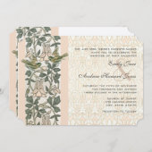  vogelhoningAankondiging van het huwelijk Kaart (Voorkant / Achterkant)