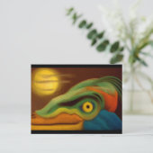 Vogelhorloge Briefkaart (Staand voorkant)