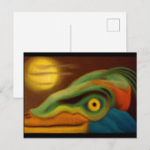 Vogelhorloge Briefkaart (Voorkant / Achterkant)