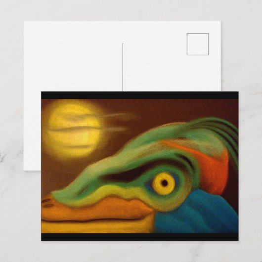 Vogelhorloge Briefkaart (Voorkant / Achterkant)