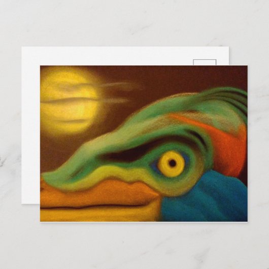 Vogelhorloge Briefkaart (Voorkant / Achterkant)