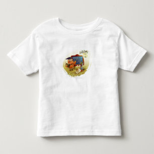 Vogelhouder met een boek en lesgeven op een bord kinder shirts