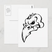 Vogelhuid Briefkaart (Voorkant / Achterkant)