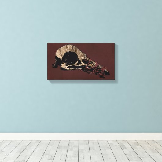 Vogelhuid Canvas Afdruk (Insitu (Houten vloer))