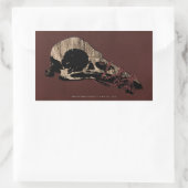 Vogelhuid Rechthoekige Sticker (Tas)