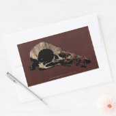 Vogelhuid Rechthoekige Sticker (Envelop)