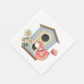 Vogelhuis en Vogel Servet (Hoek)