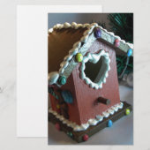 Vogelhuis I van de peperkoek Briefpapier (Voorkant / Achterkant)