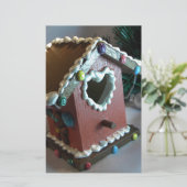 Vogelhuis I van de peperkoek Briefpapier (Staand voorkant)