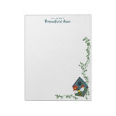 Vogelhuisballet van Bee's Unlined Notitieblok (Linkerzijde)