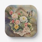 Vogelhuisboeket - Papier Bord (Voorkant)