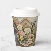 Vogelhuisboeket - Papieren beker (Voorkant)