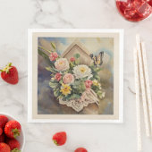 Vogelhuisboeket - Papieren servet (Insitu)