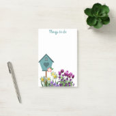 Vogelhuisje in bloementuin Dingen om te doen  Post-it® Notes (Kantoor)