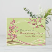 Vogelhuisje met opwarming van de aarde kaart (Staand voorkant)