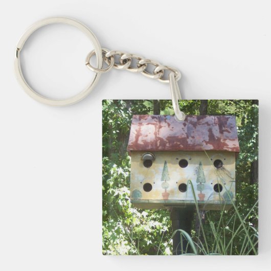 Vogelhuisje Sleutelhanger (Voorkant)