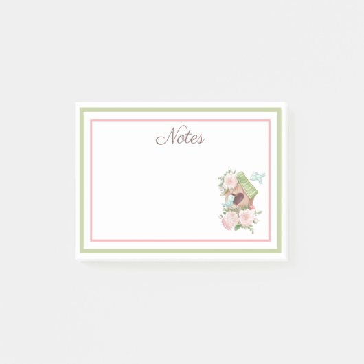 Vogelhuisje Vogel Post-It Notities Post-it® Notes (Voorkant)