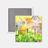 Vogelhuisjes Magneet (Voorkant / Achterkant)