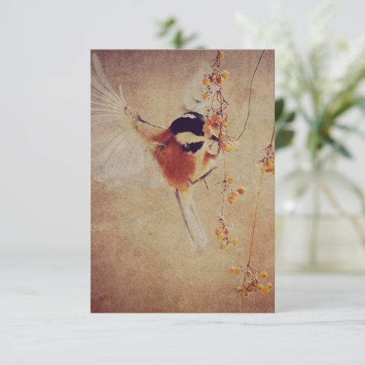 vogelhuwelijk sparen de datum (Staand voorkant)