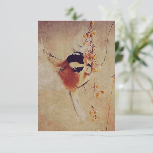 vogelhuwelijk sparen de datum (Staand voorkant)