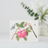  vogelillustratie briefkaart (Staand voorkant)
