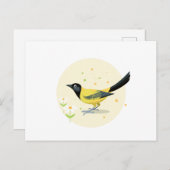 Vogelillustratie Briefkaart (Voorkant / Achterkant)