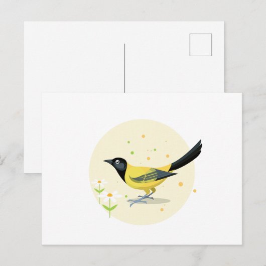 Vogelillustratie Briefkaart (Voorkant / Achterkant)